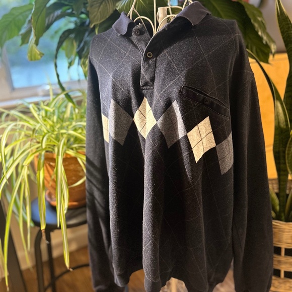 David Taylor Grandpa Argyle Sweater - Picture 1 of 5